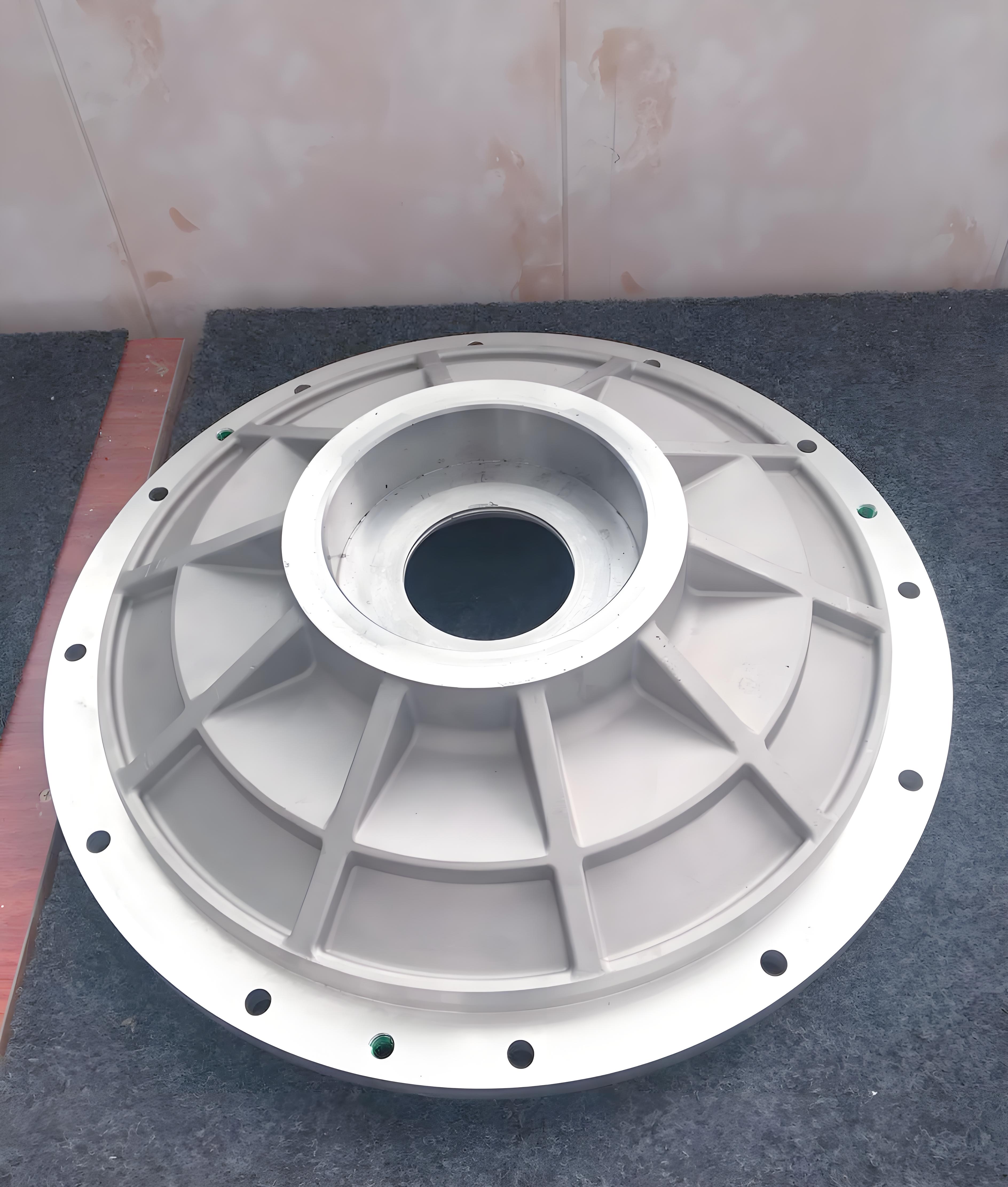 客户寄过来的铝合金压铸样件图片