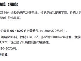 铝箔块熔铝设备选型：每天5吨、烧损3%以内的实在方案