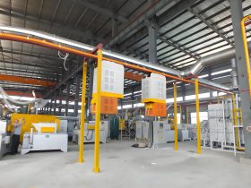 杭州某锁具制造企业1.5吨铝合金集中熔炼炉带机边炉及配汤线定制优化方案——熔炼设备专家胡申岳设计
