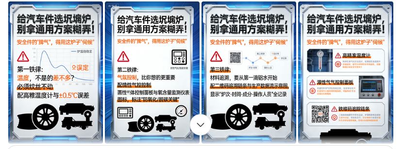 给汽车件选坩埚炉,别拿通用方案糊弄!安全件的“脾气”,得用这炉子“伺候”