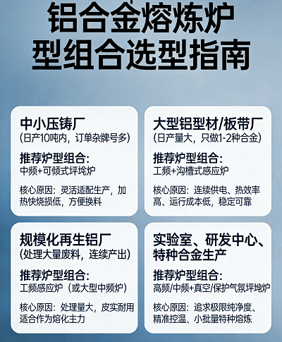 感应熔炼炉怎么选?老师傅给你掰扯明白“工频、中频、沟槽、坩埚”那些事